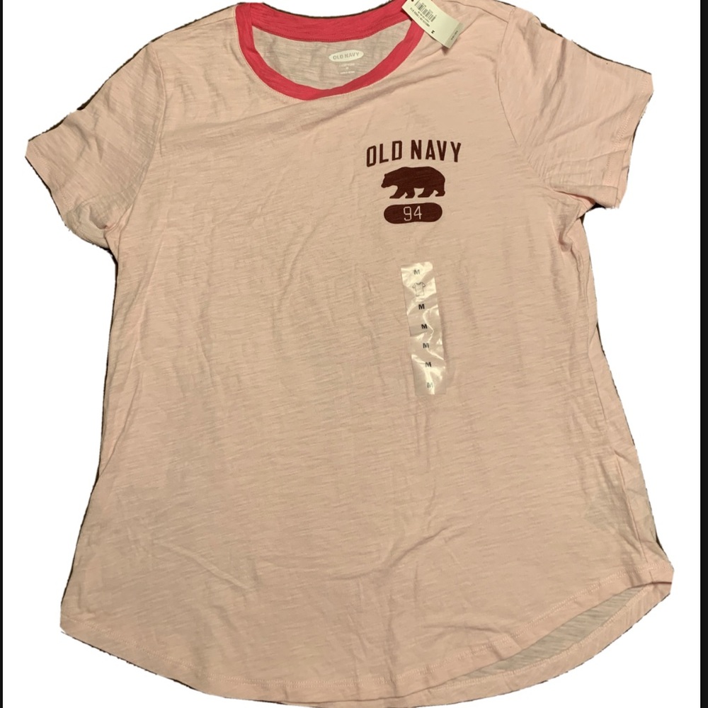 Pink Old Navy Shirt Ladies Juniors Size Medium